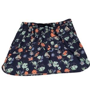 St. John’s Bay Women’s Blue Floral Skort Great For Tennis Pickleball Golf